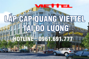 Lắp đặt cáp quang Viettel tại Đô Lương