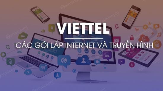 Combo internet cáp quang và truyền hình Viettel