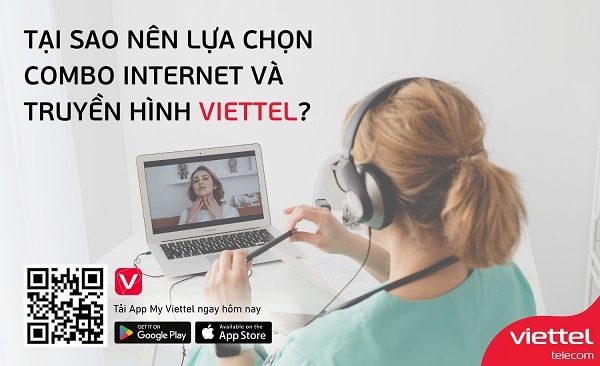 Combo Internet Truyền hình của Viettel thường kết hợp cung cấp kết nối Internet nhanh chóng và ổn định cùng với dịch vụ truyền hình số đa dạng