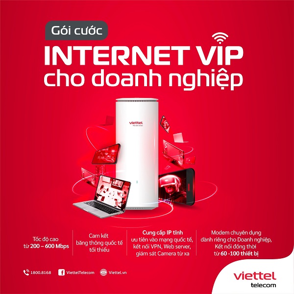 Viettel Nghệ An là đơn vị cung cấp internet cáp quang Viettel doanh nghiệp tại Nghệ An có uy tín và chất lượng tốt nhất hiện nay
