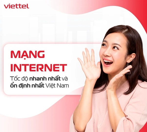 Viettel cung cấp các gói cước internet wifi với tốc độ cao, đảm bảo người dùng có trải nghiệm mượt mà không bị giật lag khi truy cập internet